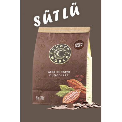 Chocoworld Sütlü Para Kuvertür Çikolata (1kg)
