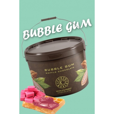 Chocoworld Bubble Gum Waffle Sosu 