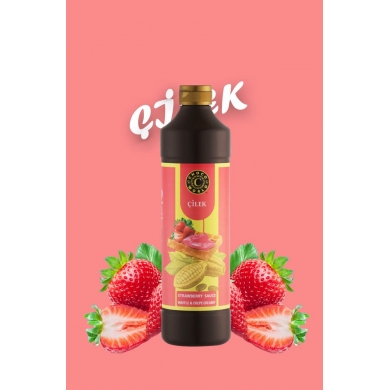 Çilekli Waffle Sosu (800gr)